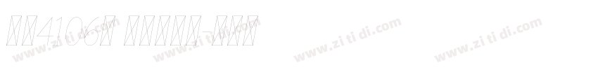 字魂4106号 简雅虚影黑字体转换